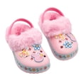 thumbnail image 1 of Peppa Pig Girls Flowers Fur Lined Clogs, 1 of 5