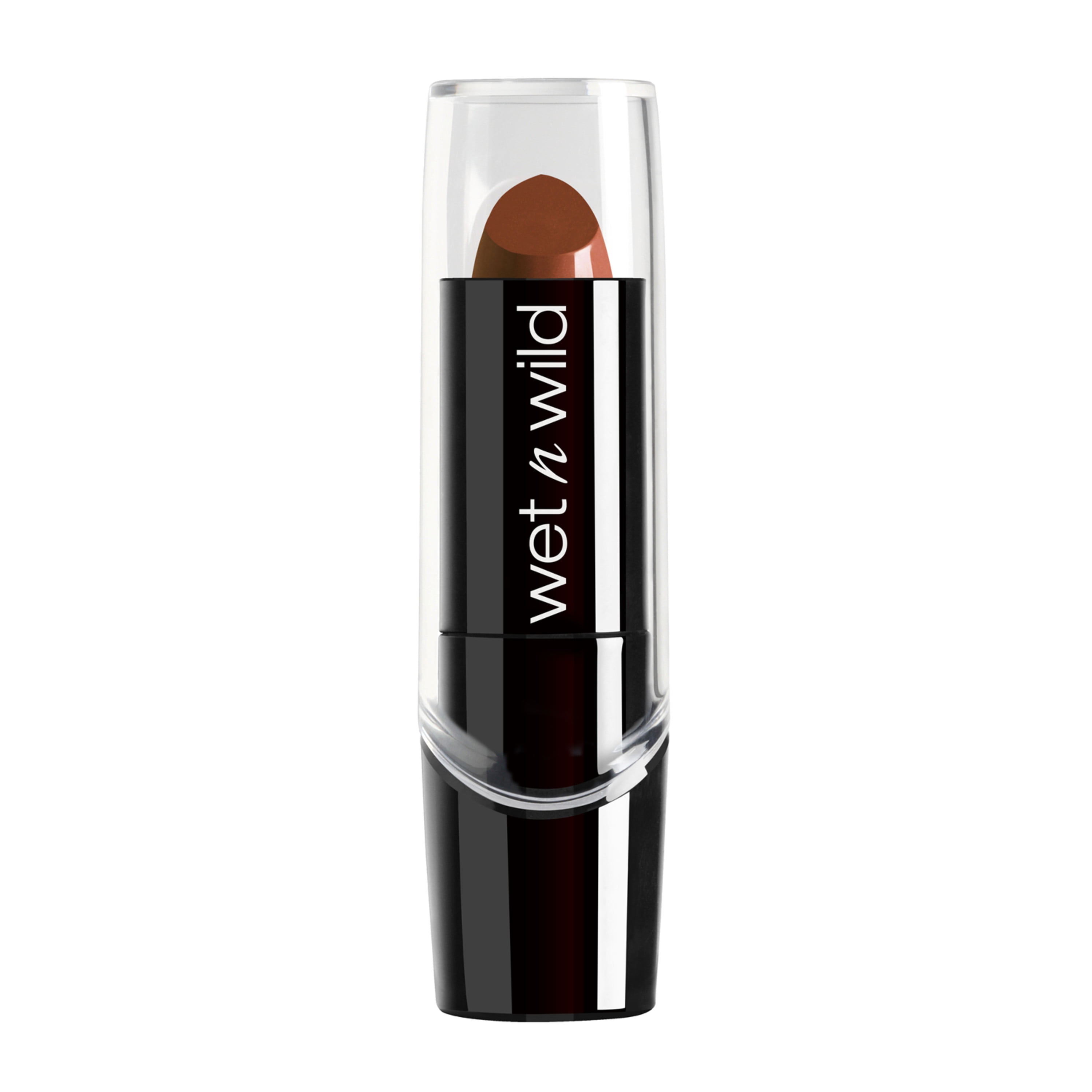 (2 pack) wet n wild Silk Finish Lipstick, Mink Brown