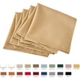 thumbnail image 4 of TRAHOO-Cloth Napkins 20 x 20 Inch Weaved Texture Pattern Soft Comfortable and Luxury Serviette for Restaurant Family Dinners Weddings Parties and Banquets Set of 4 Pieces, Beige, 4 of 4