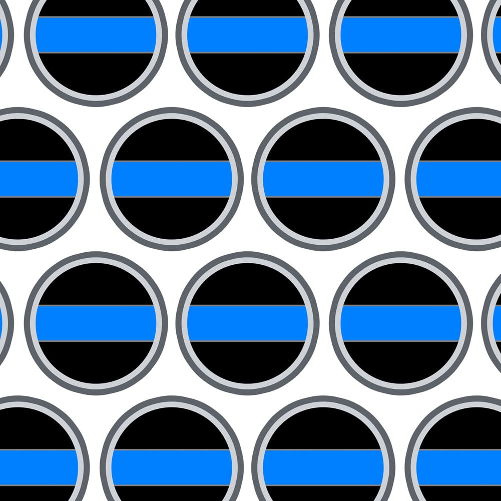 Thin Blue Line Premium Gift Wrap Wrapping Paper Roll