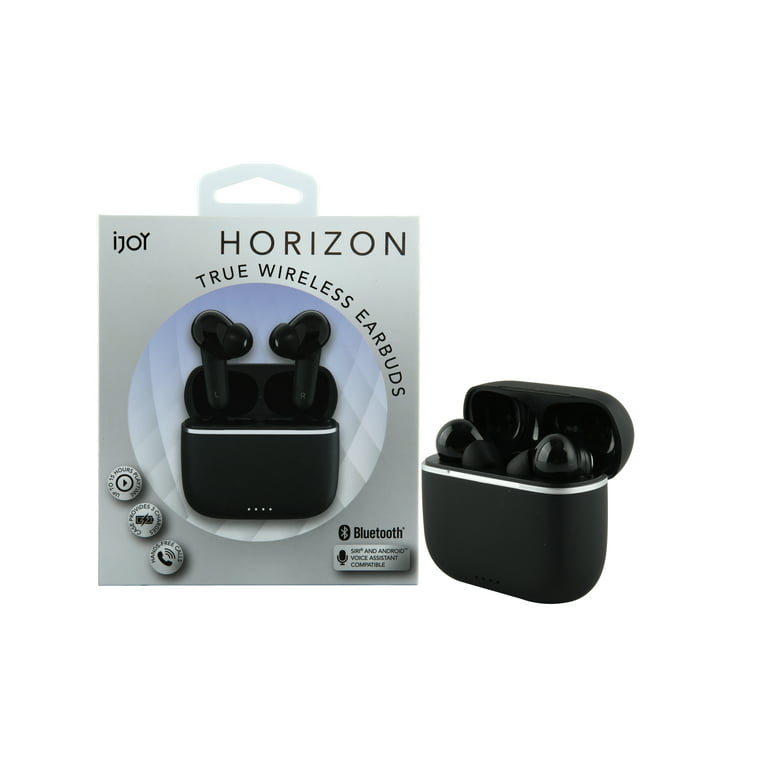 iJoy Horizon True Wireless Bluetooth Earbuds Black IJEBHZN01