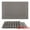 Gray, variant on Unique Bargains Vinyl Placemats for Table Decor Washable Table Placemats 8pk Black 18x12in