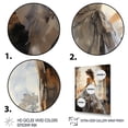 thumbnail image 3 of Designart "Stylish 1870S Victorian Portrait I" Fashion Floater Framed Wall Art Living Room, 3 of 7