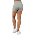 thumbnail image 4 of Gilbin Ultra Soft High Waist Yoga Stretch Mini-Bike Shorts for Women-Many Colors-One Size & Plus Size (Grey 3X-5X), 4 of 7