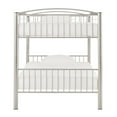 thumbnail image 3 of Weston Home Visalia Kids Convertible Metal Full over Full Bunk Bed, White, 3 of 8