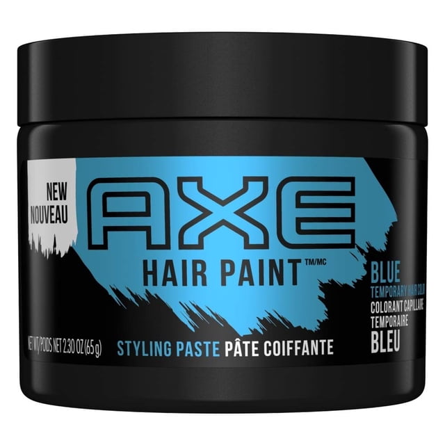 AXE Hair Paint Pasta de peinado de color temporal azul 2.3 oz (paquete de 3)