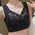 thumbnail image 5 of Womens Lace Everyday Bras, Push up Bras for Women Smoothing Hide Back Fat Bra Full Coverage Plus Size Womens Seamless Bras with Wide Strap M-5XL, 5 of 5