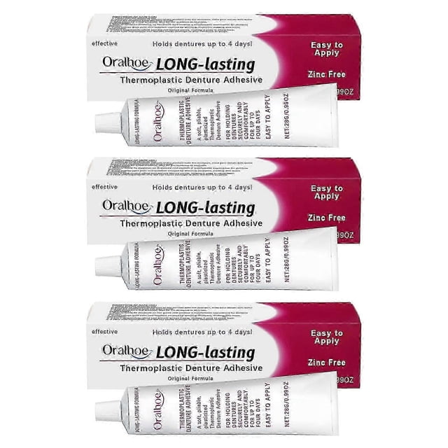 Thermoplastic-Denture Adhesive Waterproof Denture-Adhesive Cream for Partial-Dentures