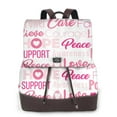 thumbnail image 1 of Balery Breast Cancer Ribbons Awareness (2) Mochila de Cuero para Mujeres, Gran Capacidad, Bolsa de Viaje Multifuncional, Mochila de Cuero y Bolsa de Hombro para Mujeres, 1 of 4