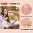 thumbnail image 3 of Unique Bargains Floral Oval Mini Mirror for Purses Pink 1 Pc, 3 of 7
