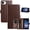 Brown, variant on Allytechgroup Magnetic Case for iPhone 16e/ iPhone 17e, PU Leather Wallet Case with Card Holder Slim Lightweight Anti-Fingerprint Non-Slip Shockproof Bumper for iPhone 16e/ iPhone 17e, Brown