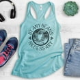 thumbnail image 2 of By Any Beans Necessary Tank Top, Ladies Racerback Tank Top, Coffee Caffeine Espresso Coffee Bean Cafe Tank, Cancun, X-Large, 2 of 3