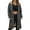 Grey, variant on Essentials Women's Hoodie Fleece Lined Warm Zipper Mid-length with Pocket Trendy Outfits 2026