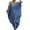 Blue, variant on Women Cold Shoulder V Neck Plus Size Kaftan Dresses for Swimwear Cover up