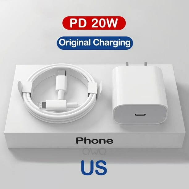 Para Apple cargador USB tipo C Original para iPhone 12 11 14 13 Pro Max Mini XS Max 8 Plus iPad Air cargador PD Cable de carga rápida Dengxun unisex