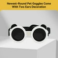 thumbnail image 5 of Gafas para Perros para Perros pequeños, protección contra Rayos UV, Viento y Polvo, Gafas de Sol para Perros de Razas pequeñas con Correa Ajustable, Color Blanco, 5 of 5