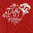 thumbnail image 2 of Looney Tunes T-Shirt Daffy Holidays Unisex Graphic Tee For Men & Women, 2 of 7