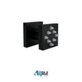thumbnail image 6 of Aqua Piazza Black Shower Set w/ 8" Ceiling Mount Square Rain Shower, Handheld and 4 Body Jets, 6 of 6