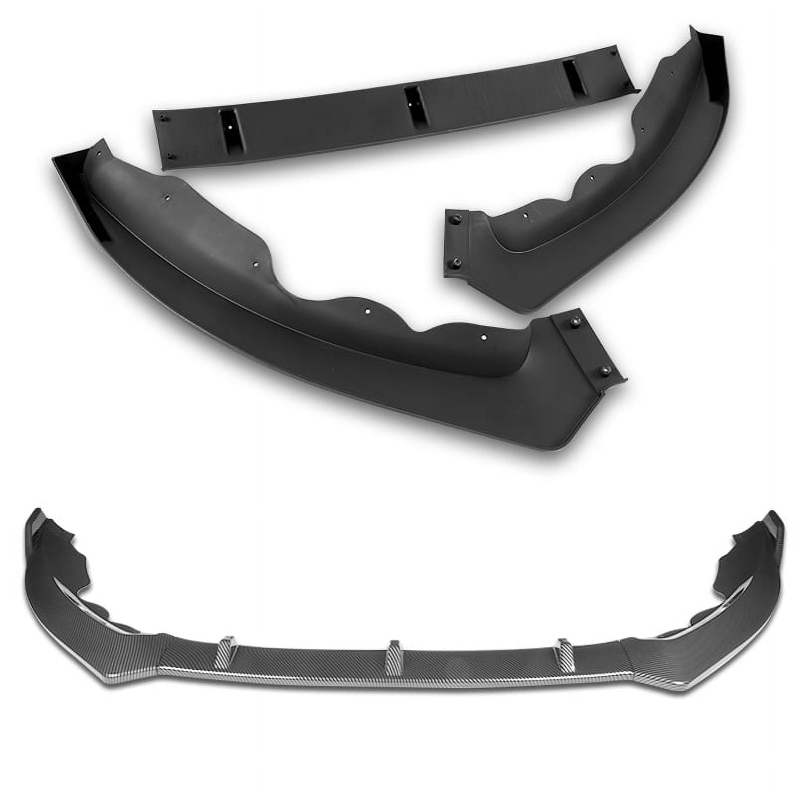 For 2013-2016 Ford Fusion Mondeo Carbon Look Front Bumper Body Kit Spoiler Lip