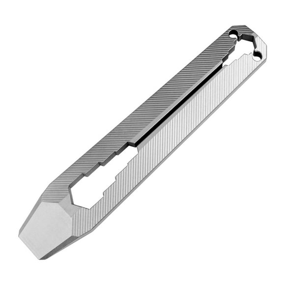 Multiherramienta para llavero, llave de metal, ligera, para hombre, herramienta de bolsillo de supervivencia, dispositivo utilitario para montañismo, 10x2cm