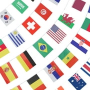 Anley 32 Countries String Flag, International Bunting Pennant Banner, Decoration for Grand Opening, Sports Bar, Party Events