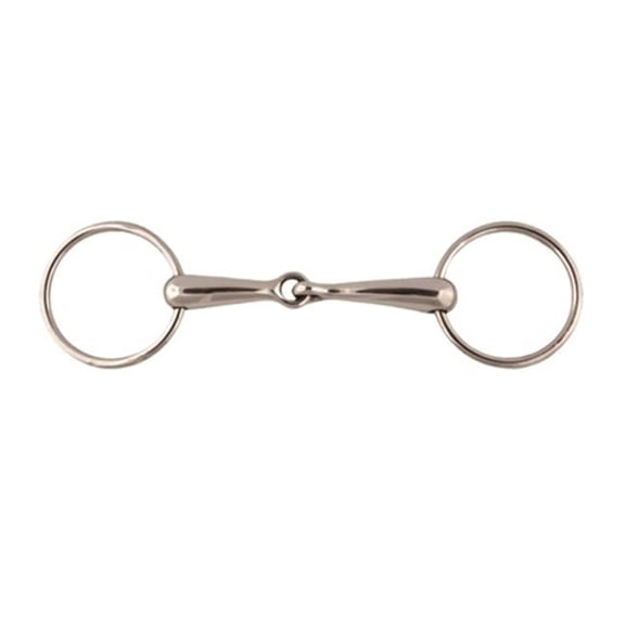 Jacks 20122-6-1-4 6.25 in. Stainless Steel Loose Ring Snaffle Bit