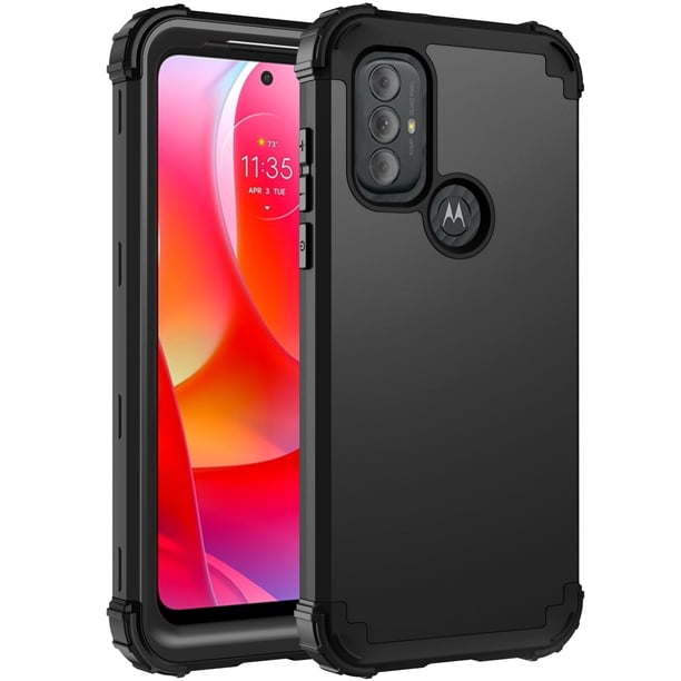 Funda para Motorola Moto G-Power 2022, funda para Moto G Power 2022, silicona + policarbonato rígido, protección de esquinas a prueba de golpes, funda ligera de doble capa para Motorola G Power 2022,