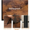 thumbnail image 6 of edx Nightstands Set of 2 with 2 Storage Drawers - Side Table for Bedroom, Living Room, Closet, College Dorm, 20" Height, Rust Brown, 6 of 8