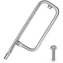 1 Pc 17 Inch 304 Stainless Steel Burner Tube for Weber Desktop Q Series Grill Models Q,Weber Q100 and Q120 (Before 2014),Weber Q1000 and Q1200 (Above 2014) Gas Grills (Silver)