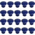 thumbnail image 1 of 2025 New 20 Pack 30mm Navy Blue Round Cabinet Handles Compatible with Kitchen Dresser Drawer Hardware Pulls, 1 of 2