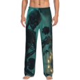 thumbnail image 5 of Mens Pajama Pants, Halloween Gothic Skull Rose Mens PJ Pants Bottoms Sleep Pants Lounge Pants with Pockets Mens Pajama Pants - Soft Sleep & Lounge Pants for Men, Casual PJ Bottoms Pants with Pockets, 5 of 7