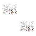 thumbnail image 2 of Billuyoard Paquete de 20 pegatinas de espejo para pared, calcomanía decorativa para nevera, decoración del hogar, color plateado Plata 2Conjunto, 2 of 6