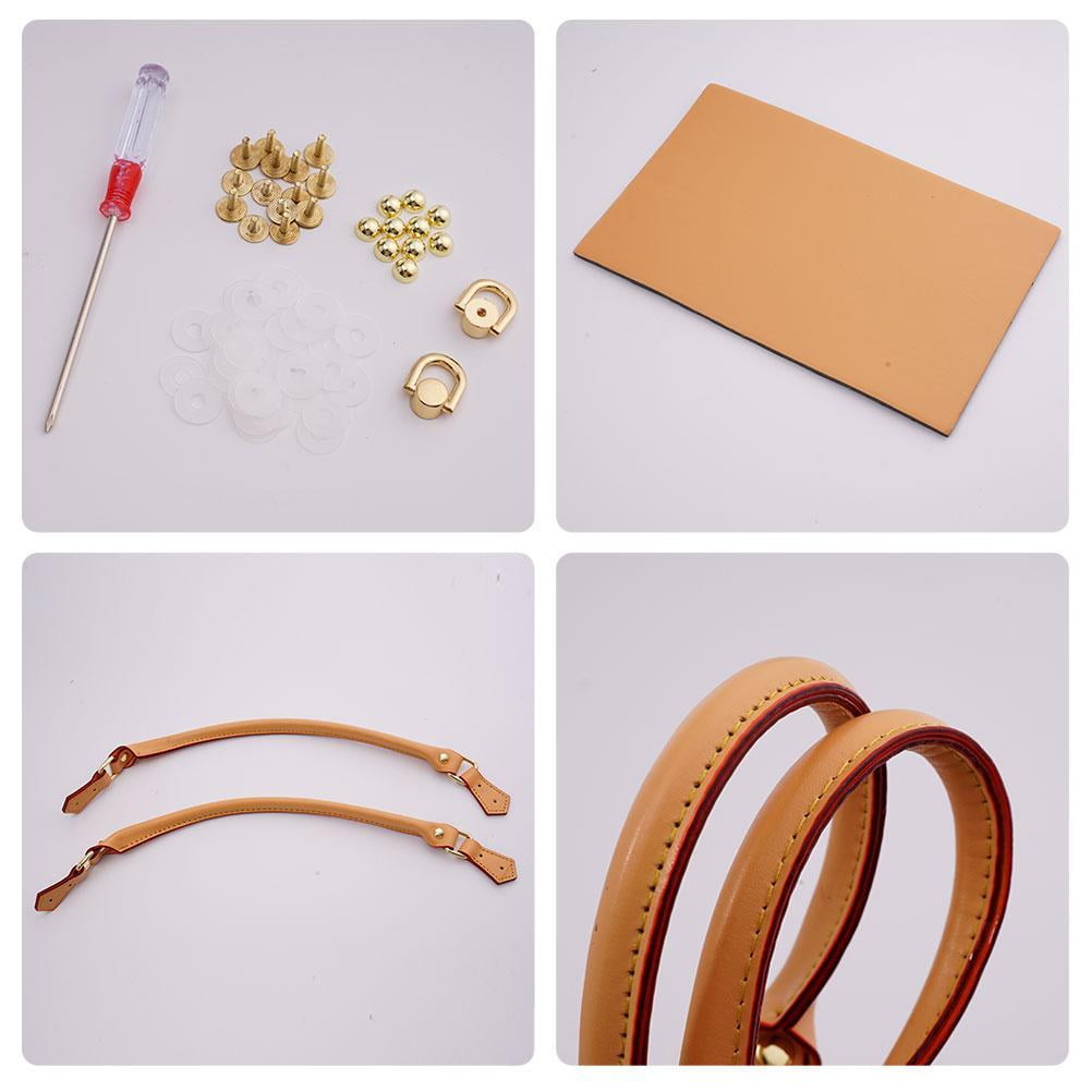 Clear PVC DIY Tote Bag Handbag Making Kit, 5 Sizes Handmade Gift Bags Craft Accessories Tool Set Birthday Holiday DIY PVC Bag for Kids