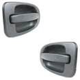 thumbnail image 2 of Rear Pair Exterior Door Handle Compatible with 1997-2009 Saturn Relay Chevrolet Uplander Chevrolet Venture Pontiac Montana Pontiac Trans Black Without Key Hole 10322223 10322222, 2 of 5