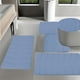 thumbnail image 4 of Alfombras de baño, alfombras para sala de estar, alfombra de área, alfombra de baño de espuma, juego de 5 alfombras de baño para 5 piezas, alfombrillas de inodoro universales, suaves, cómodas, con abs, 4 of 7