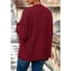 thumbnail image 4 of Suéter Cardigan PRETTYGARDEN Mujer 2025 Tejido Grueso Burdeos, 4 of 8