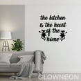 thumbnail image 3 of Glowneon The Kitchen Is The Heart Of The Home Kitchen Metal Wall Art, 3 of 5