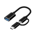 thumbnail image 4 of Cable Adaptador Tipo C Y Micro USB A OTG Adaptadores Portátiles 2 en 1 para, 4 of 7