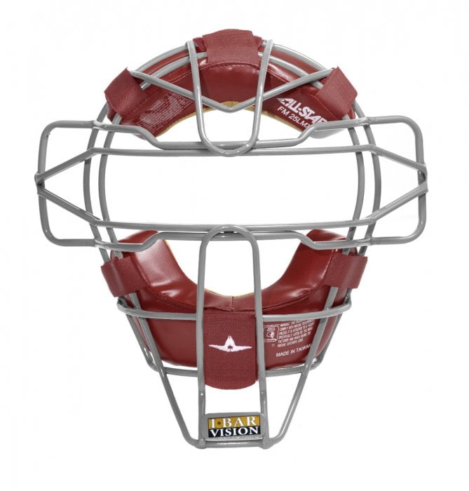 Masque De Receveur Baseball All-Star S7 Noir - Acier Creux Avec Coussinets LUC