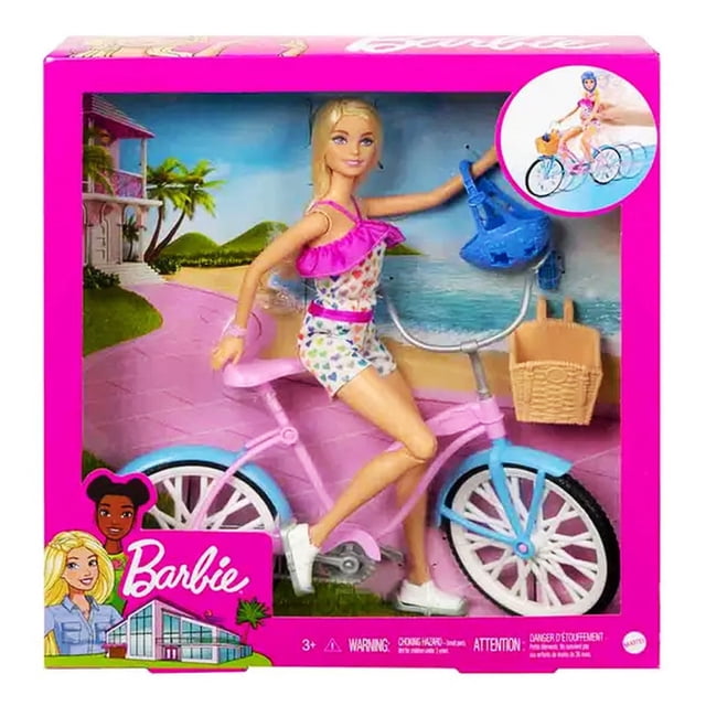Muñeca Barbie Un Paseo En Bicicleta