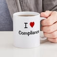 thumbnail image 4 of CafePress - I Love Compliance Fully Compliant Mug - 11 oz Ceramic Mug - Novelty Coffee Tea Cup, 4 of 4