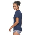 thumbnail image 2 of Expert Brand USA-Made Women's Oxymesh™ Athletic Crewneck T-Shirt , Navy, Medium, 2 of 5