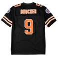 thumbnail image 2 of Camiseta de fútbol de los años 90 para fiesta Bobby Boucher #9 The Waterboy Sandler Camiseta de fútbol de la película del 50 aniversario (Negro, XXL), 2 of 5