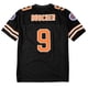 thumbnail image 2 of Camiseta de fútbol de los años 90 para fiesta Bobby Boucher #9 The Waterboy Sandler Camiseta de fútbol de la película del 50 aniversario (Negro, XXL), 2 of 5