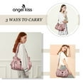 thumbnail image 5 of Angel Kiss Multi pocket women's shoulder bag with detachable straps, 5 of 5