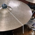 thumbnail image 1 of WEUVEB Cymbal Sound Enhancer Cymbal Extension Chain Alloy Silver 1Pcs, 1 of 8