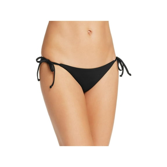 Becca by Rebecca Virtue Womens Side Tie Hipster Swim Bottom Separates Black S