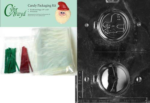 Cybrtrayd MdK25R-C062 Christmas Ball Church Christmas Chocolate Mold with Packaging Kit