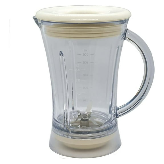 Margaritaville Blender Jar Replacement - 24 Oz Creme Plastic Assembly - 129908-000-000 - Fits DM3000 - Includes Lid, Jar, Blade & Collar