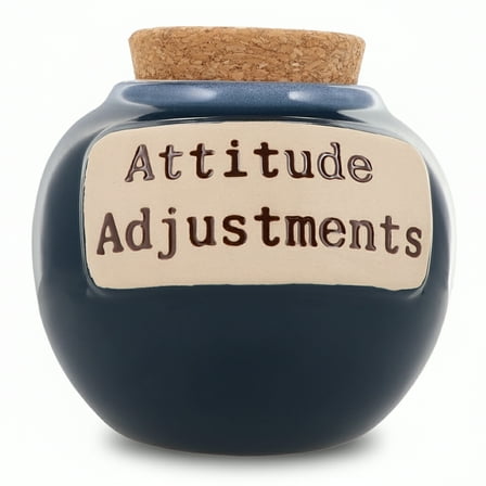 Attitude Adjustments Funny Piggy Bank Candy Jar